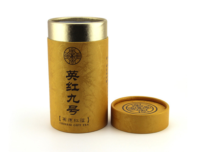 A4 Paper + Inside With Aluminum Foil Cardboard Tube Packaging Color Print FDA - SGS