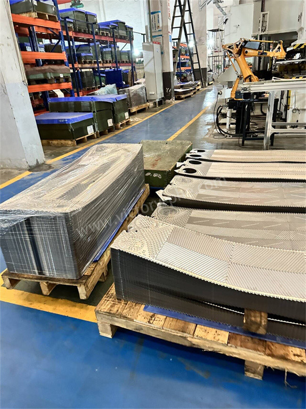 Industrial GEA Titanium Plates Chevron Plate Pattern For Oil Cooler