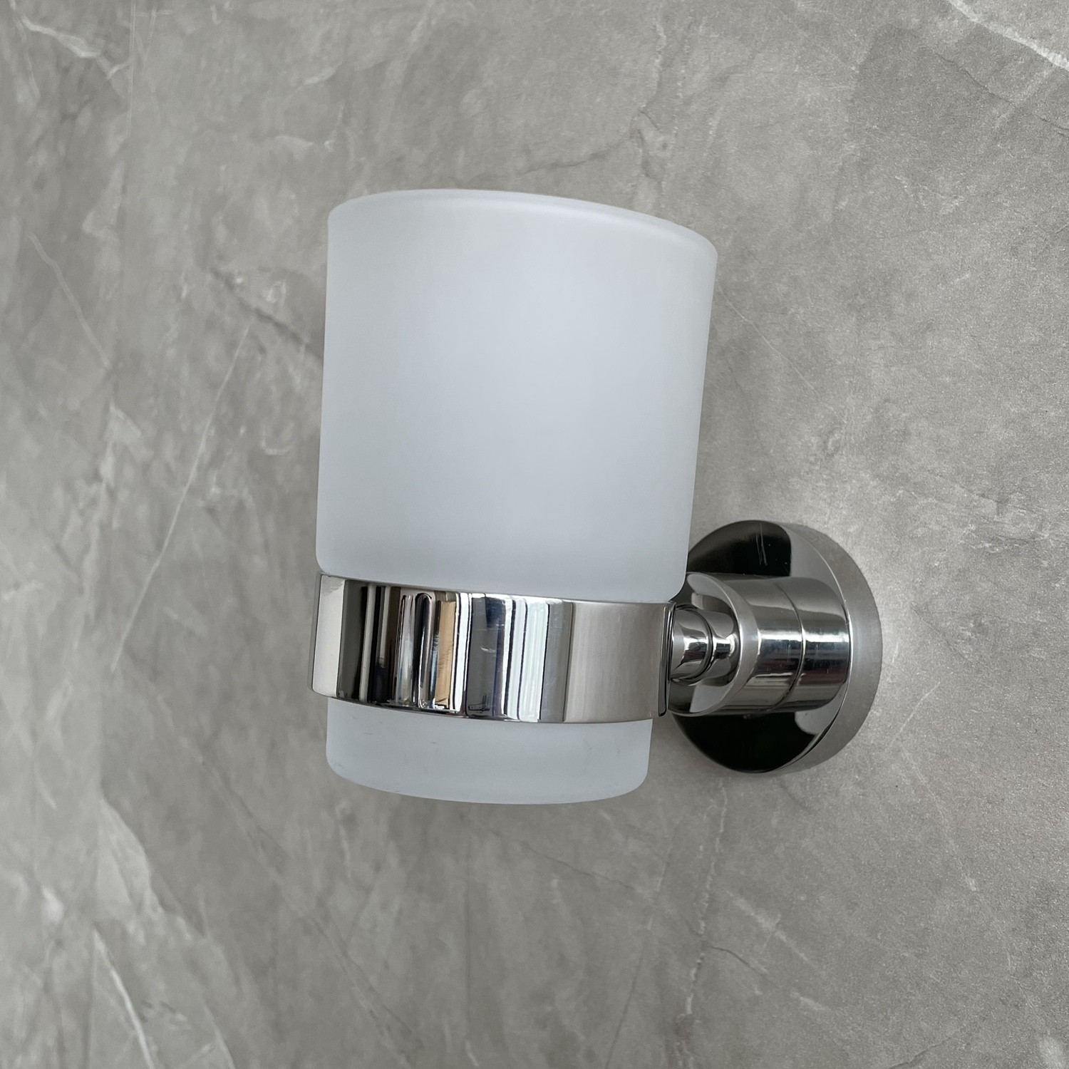 Removable Single Toilet Tumbler Holder Stainless Steel 304 Toothbrush Cup Holder