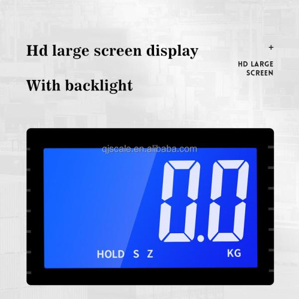 Digital LED Crane Weigh Scale Division 0.1/0.2/0.5kg Lightweight LCD Luggage Weighing Scales with Customization Support