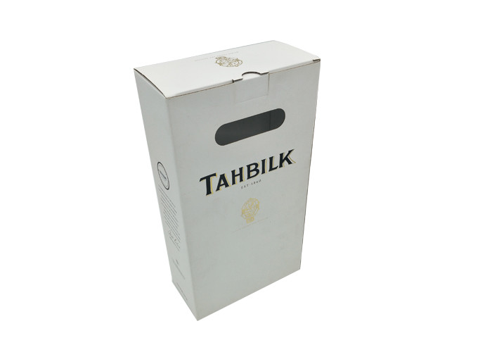 Customized Corrugated Cardboard Shipping Boxes With Window , White