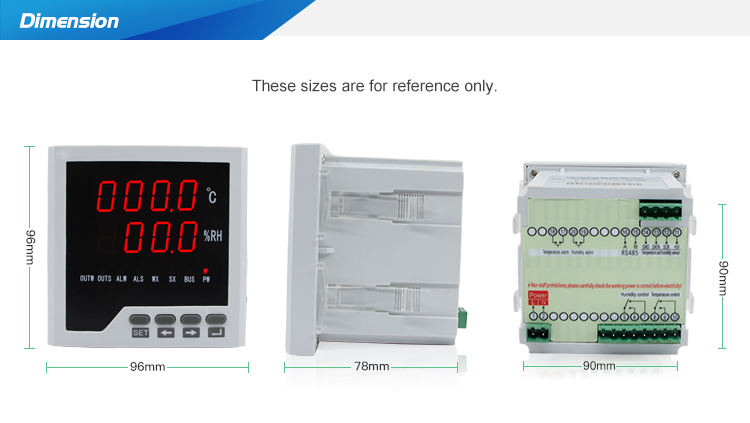 Hot-sale WSK303 96*96MM Temperature and Humidity Controller 5A 220V 50HZ