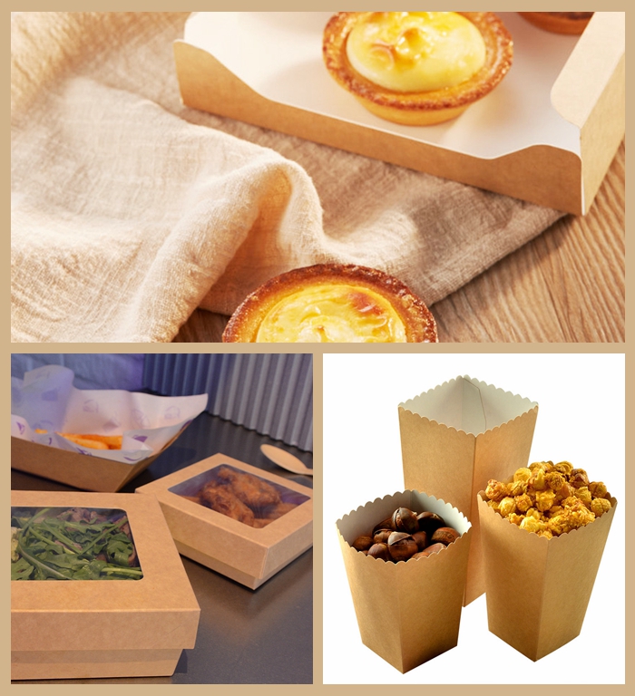 325gsm 350gsm White Top Kraft Back Paper For Food Grade Package 72cm 76cm