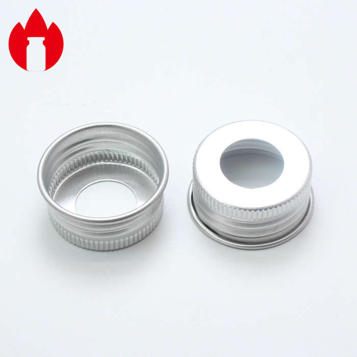 20mm 24mm 28mm Metal Aluminum Screw Caps With PE Gasket
