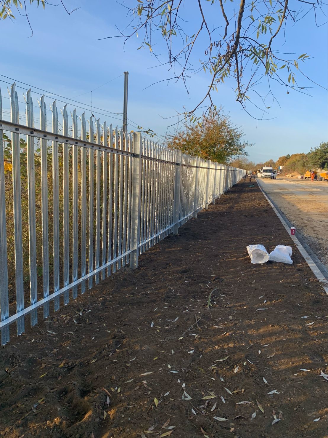 Metal D And W Pale 1.5m Steel Palisade Fencing Industry Security Panels
