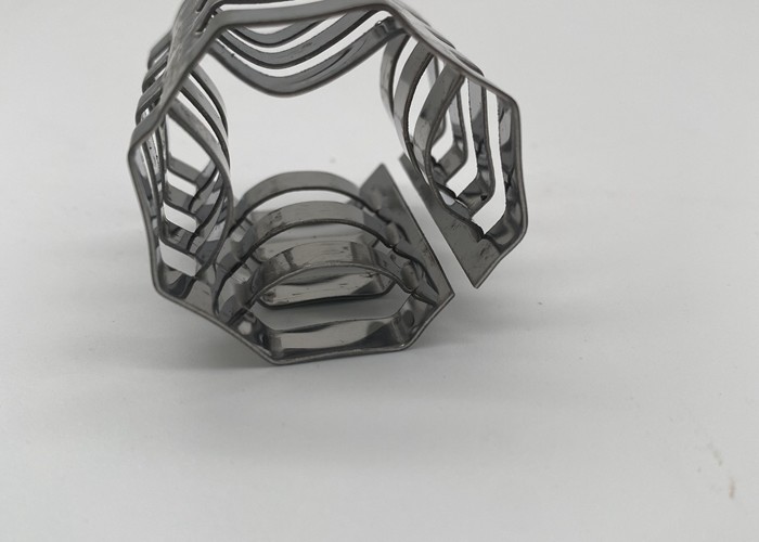 9mm 25mm Metal Pall Ring Random Packing Easily Wettable