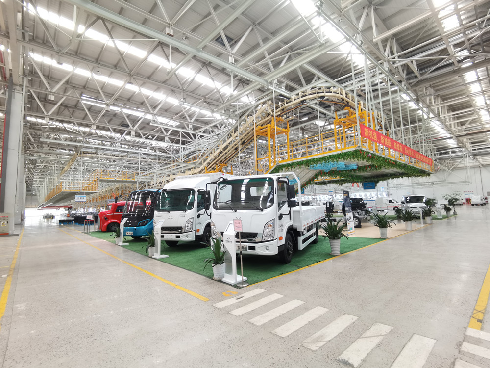 High Speed Delivery EV Pickup Truck 300km Electric Flatbed Truck