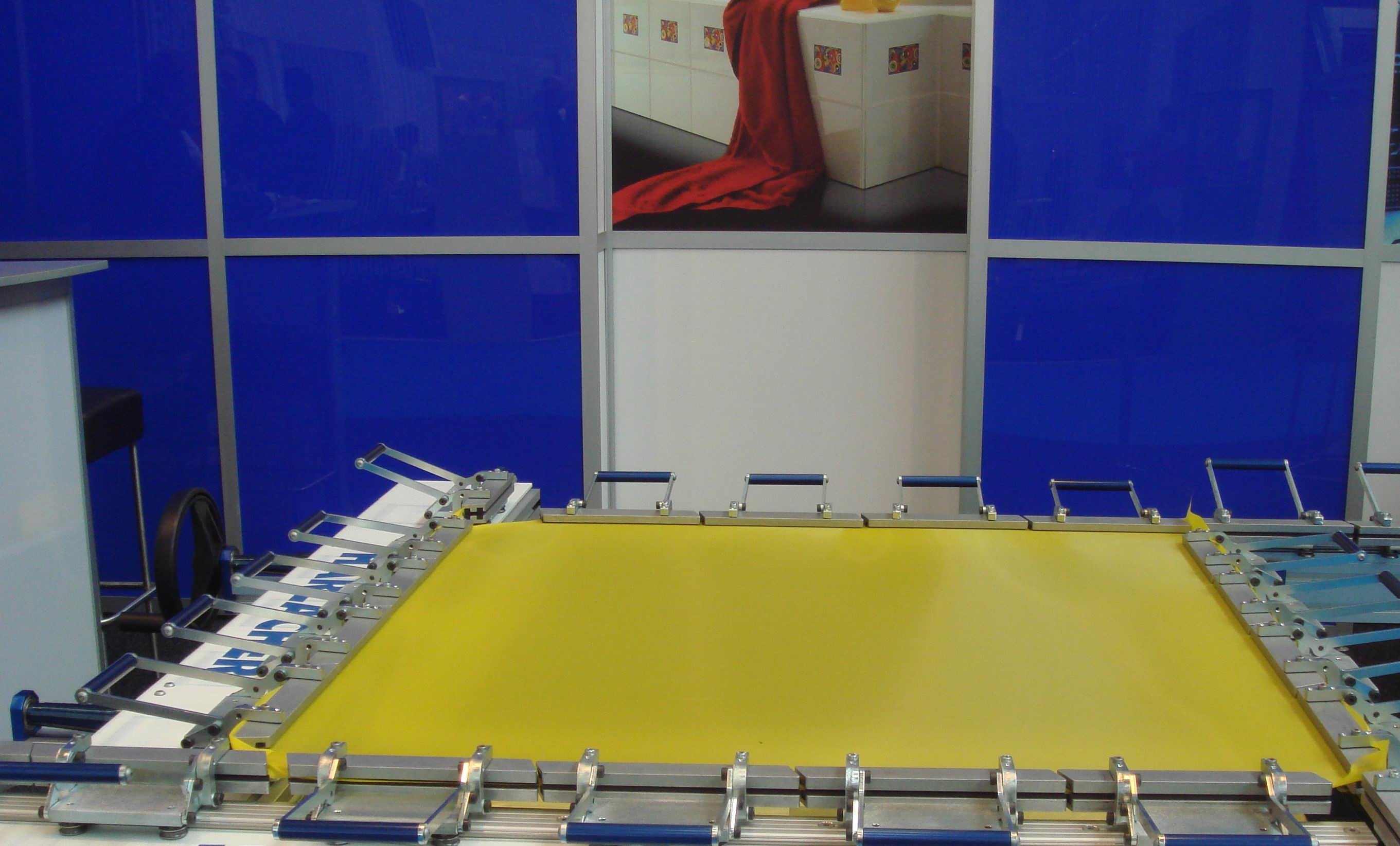 Polyester screen printing mesh DPP165 Yellow/White printing boting cloth