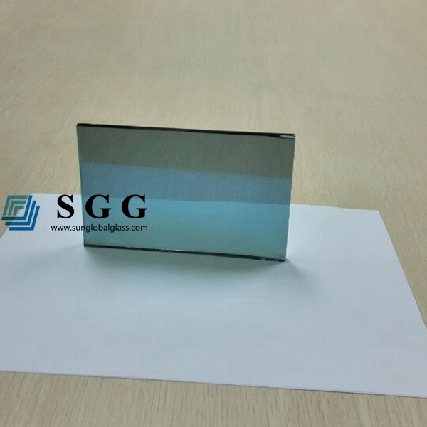 Top quality 5mm ford blue reflective glass sheet