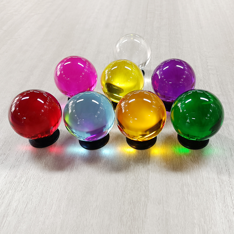 Directly Buy China Craft Manufacture Best Price home kids clear acrylic ball 50MM gaming resin toy ball Colorful Acrylic ball