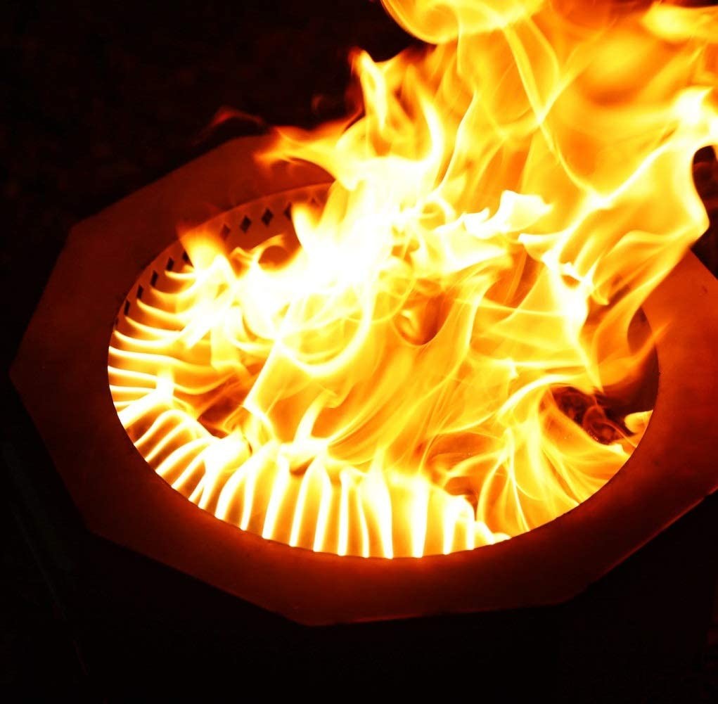 Steel Camping 6.36kg Smoke Free Outdoor Fire Pit For BBQ Camping All Season