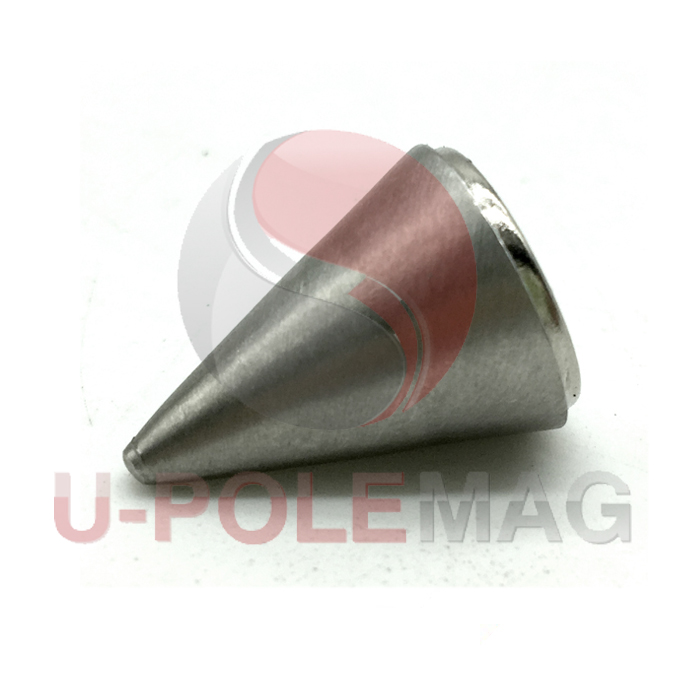 Stainless Steel Shell Conical NdFeB N52 Neodymium Magnet Bending Processing Specialist