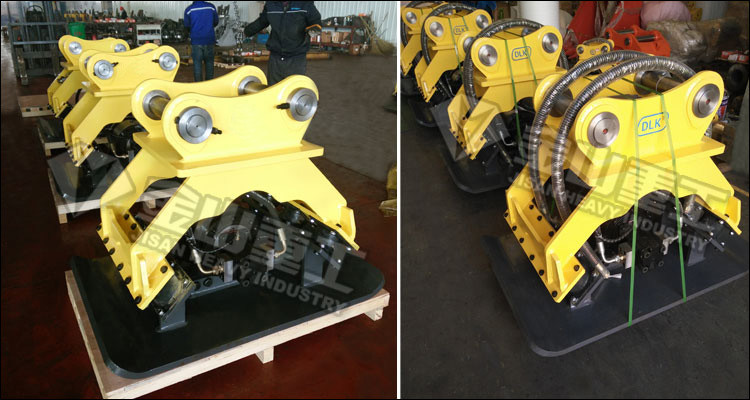 Durable Bearing Hydraulic Plate Compactor Fit Hyundai R210 Excavator CE certified