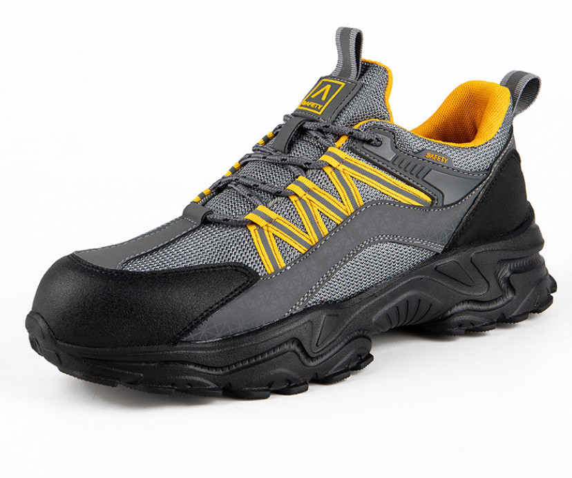 Summer Breathable Anti Smash Lightweight Construction PPE Safety Shoes