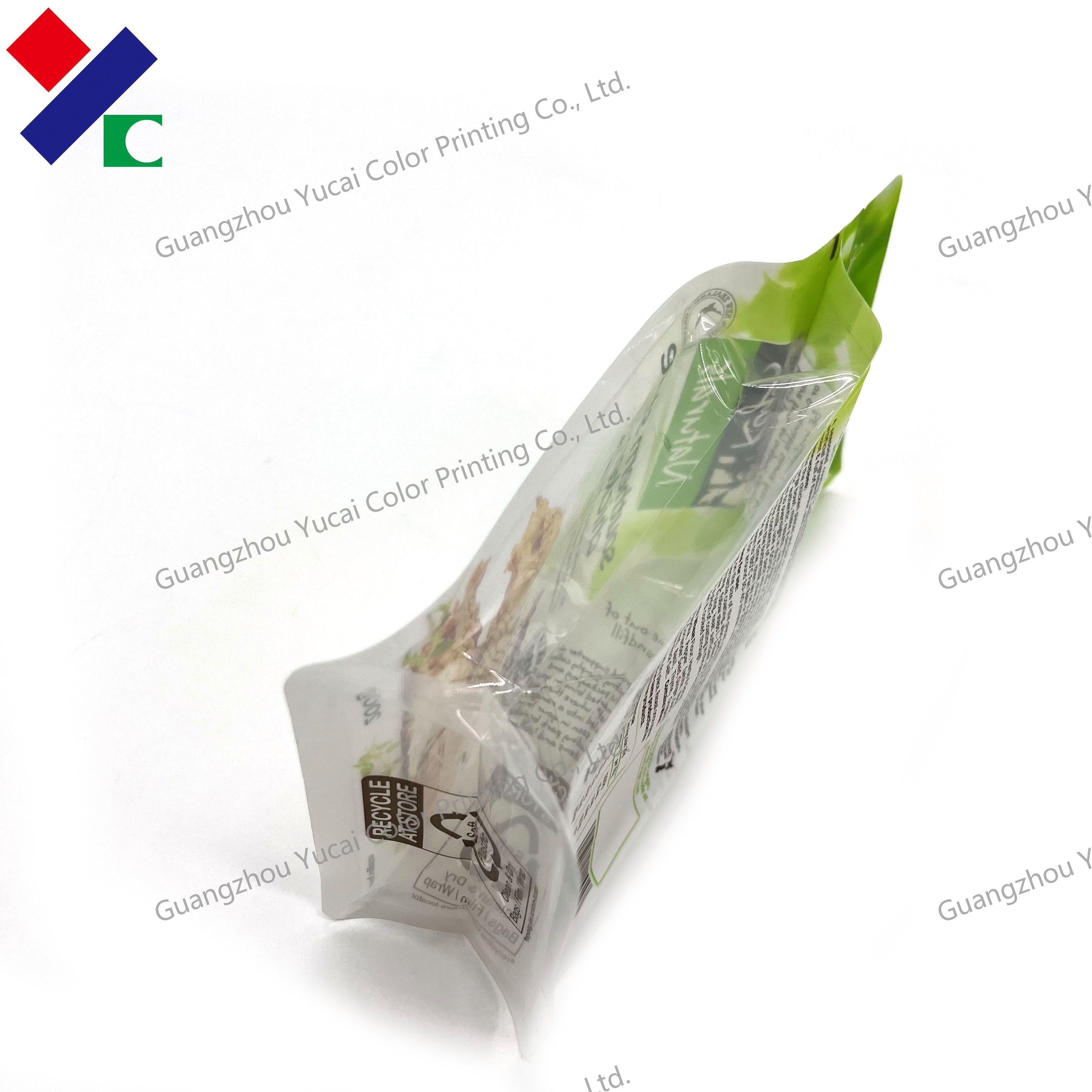 FDA Plastic Dessert Bags Laminated Polythene Resealable Box Pouch Food Packaging