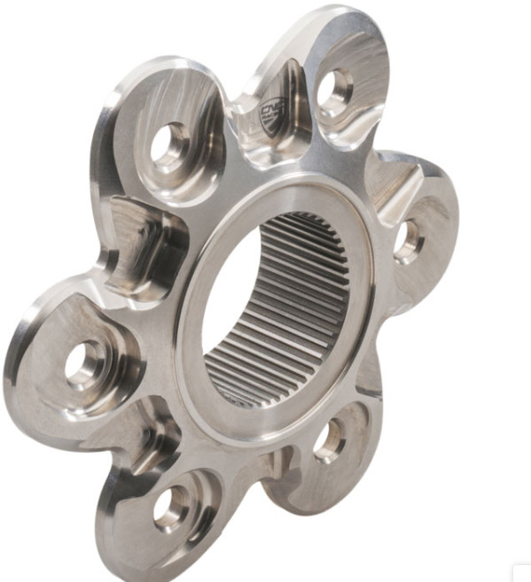 Micro Machining Precision Turned Components , Cnc Turning Services Racing Rear Sprocket Flange