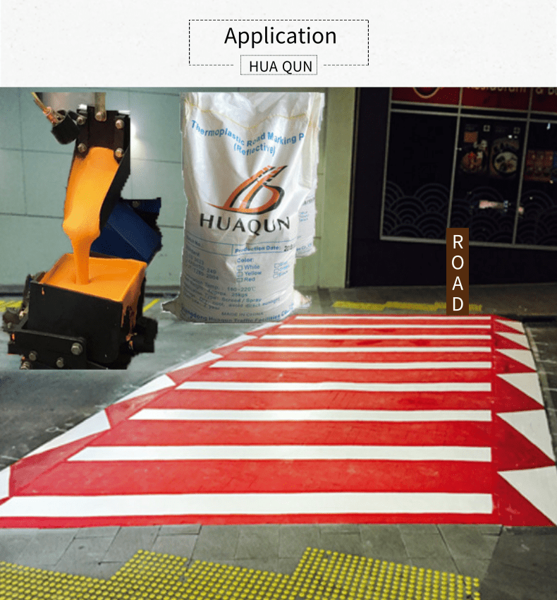 Africa Popular High Reflective Road Line Traffic Marking Thermoplastic Paint