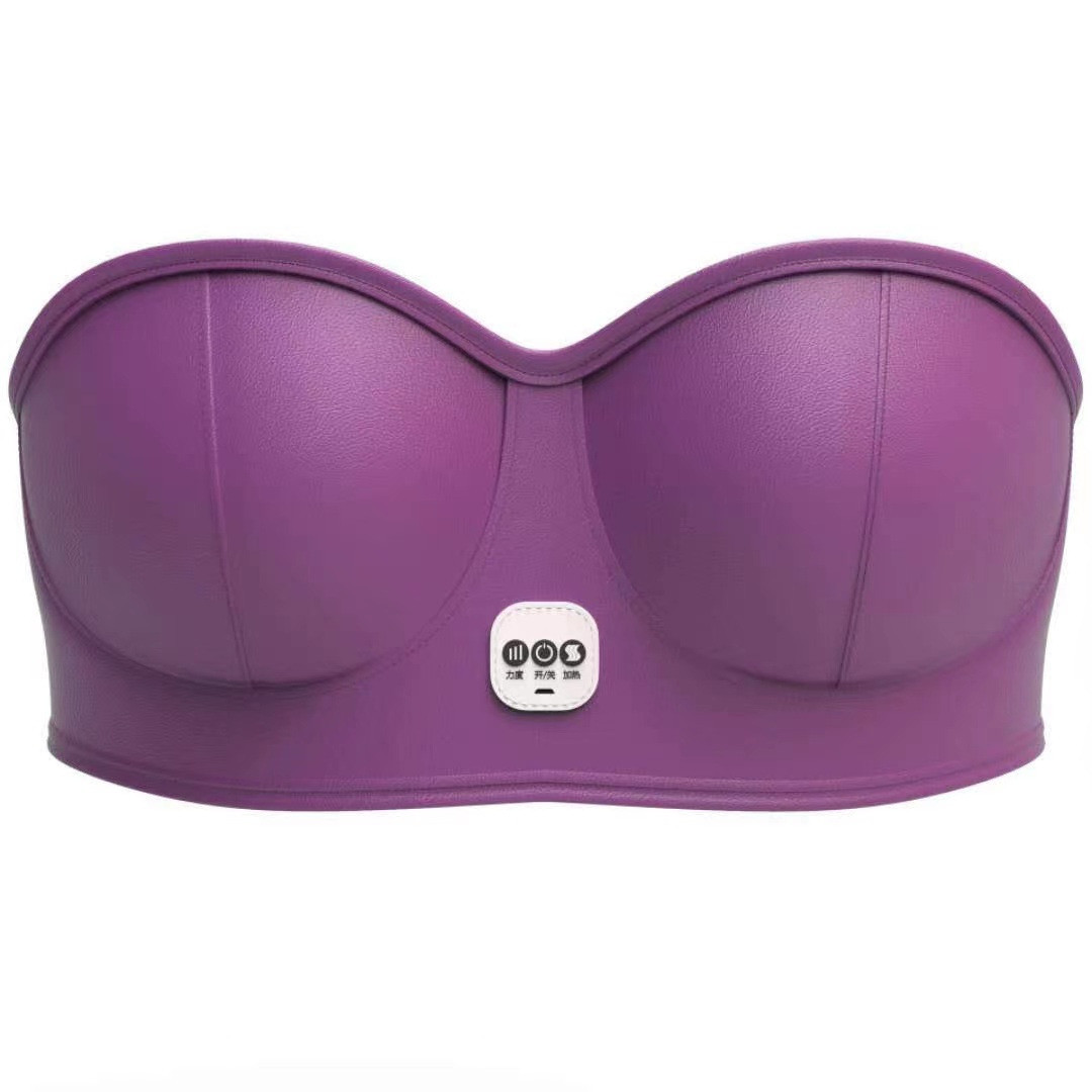 SHEERFOND Electric Heated Clothes Bra For Sleep Vibration Massage 45degree OEM