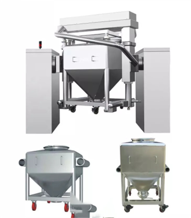 500 Lb Bin Replaceable Post Bin Blender Provides Mixing Blending Mixing Speed 3 R/min