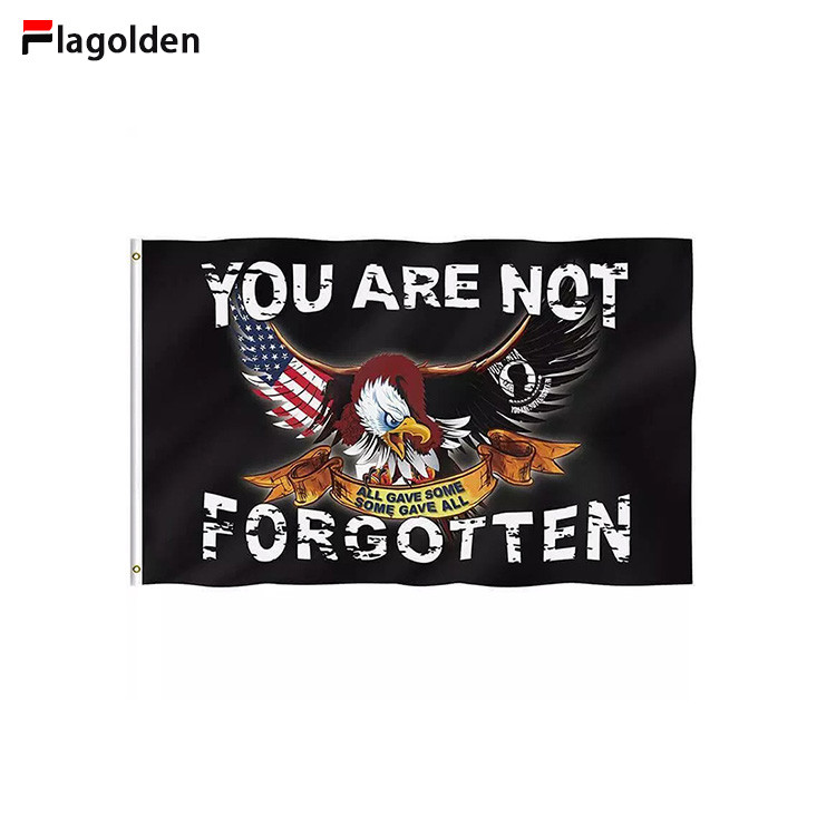 POWMIA customized screen printed high quality