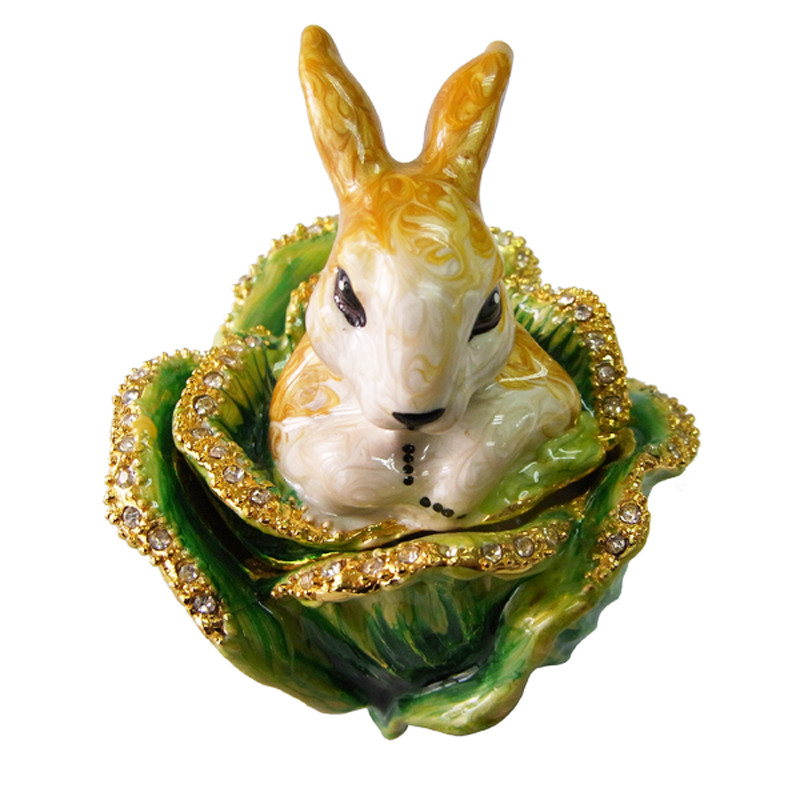 Easter Rabbit Trinket Box Rabbit Trinket Jewelry Box Bejeweled Box Cony Jewelry Trinket Box Easter Bunny Jewelry Box