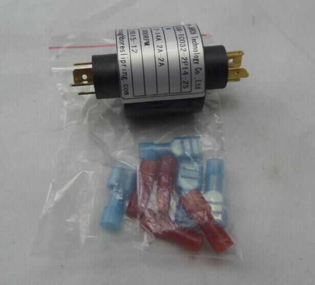 Precious Metal Contact Pin Electrical Slip Ring 31.6mm Outer Size For Environmental