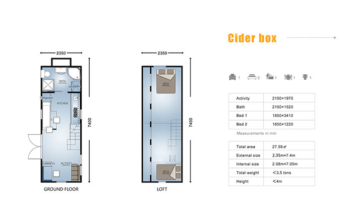 Austrilia Standard Tiny House On Wheels Light Steel Prefabricated Modular Home