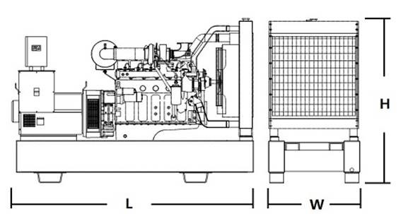Weichai Baudouin diesel generator set open/silent/canopy/container type prime rating 800KW/1000KVA 50Hz 400V 3 phase