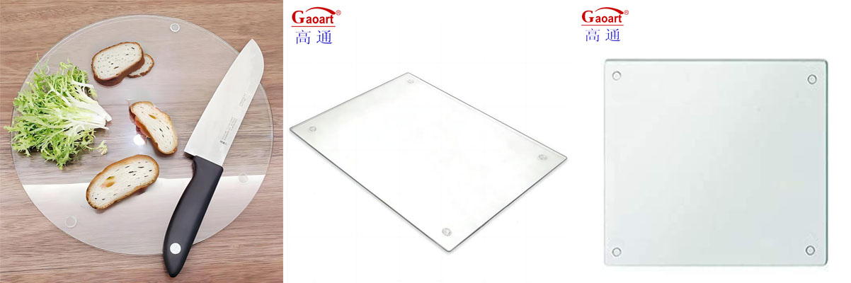 Toughened Glass Cutting Board Placemats for Kitchen Heat Resistant and Long-Lasting