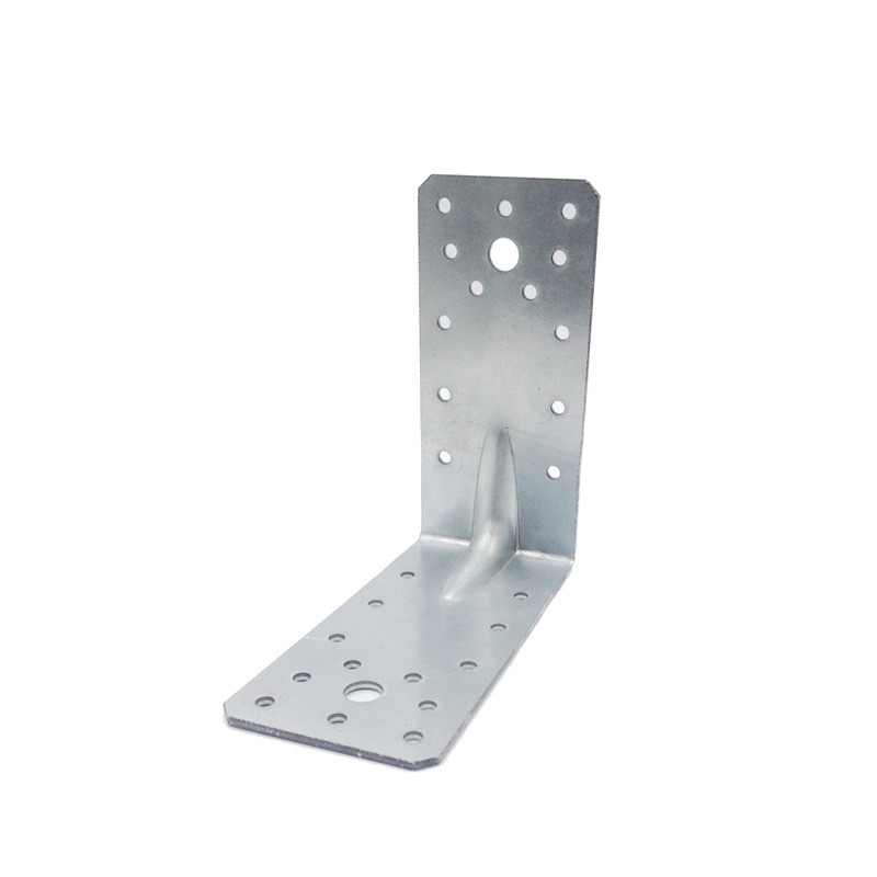 Hardware Timber Connectors Galvanized Steel Corner Brackets Weighing 36.4g