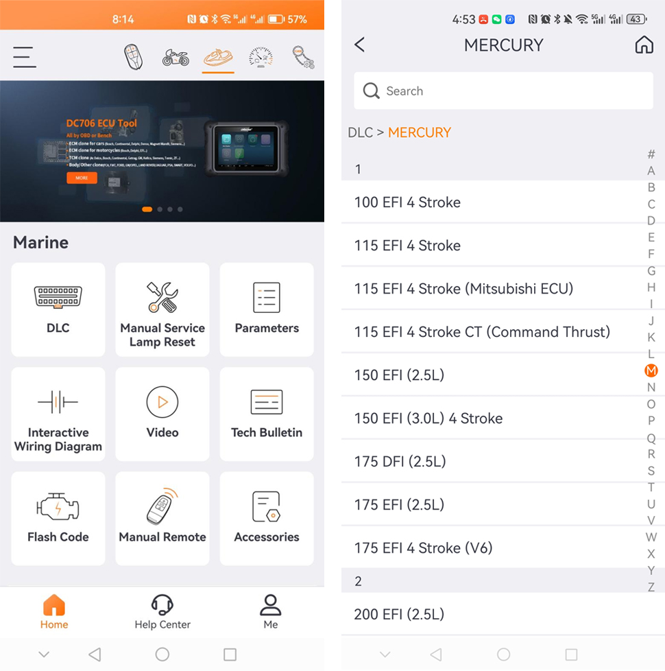 OBDSTAR iScan for MERCURY Marine Diagnostic Tablet with Special Functions Support G3/ DFI 2/ Optimax/ Seapro/ Verado/ 40HP-300HP