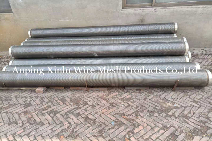 Johnson Wedge Wire Wraped Continuous Slot Strainer Pipe From Xinlu Metal Wire Mesh