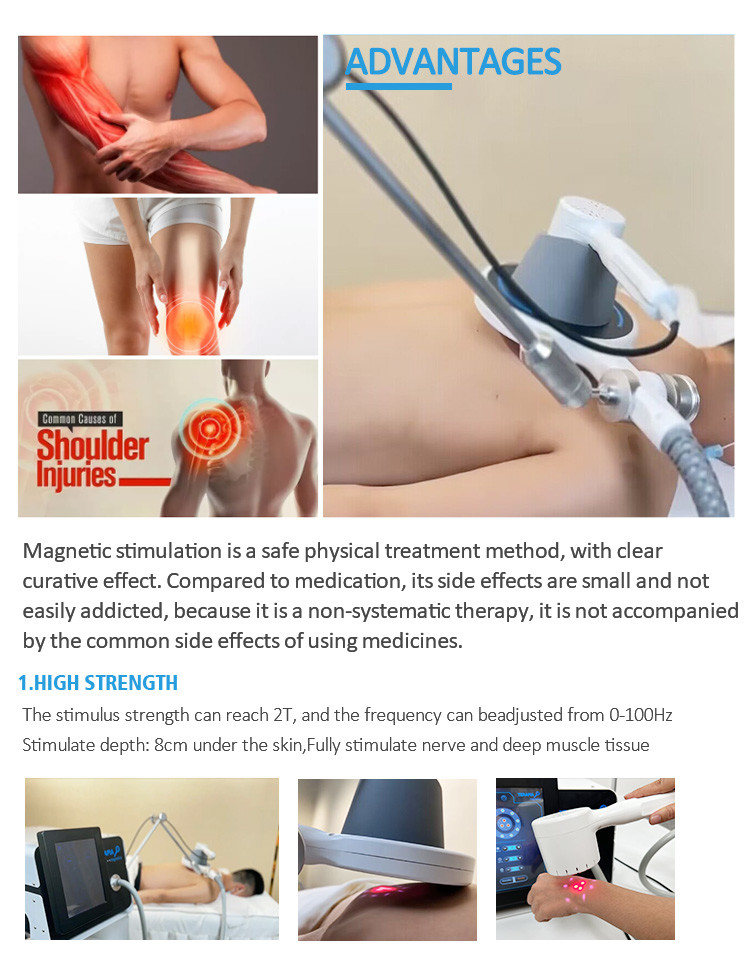 Laser Magnetic Therapy Machine 110V 220V Reduce Muscle Soreness / Swelling