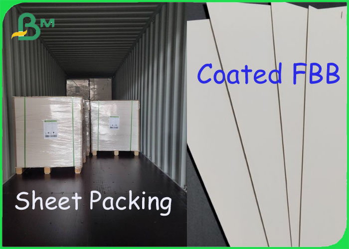 Virgin Pulp Coated FBB Ivory Board 305g / 345g Offset Printing SGS FSC