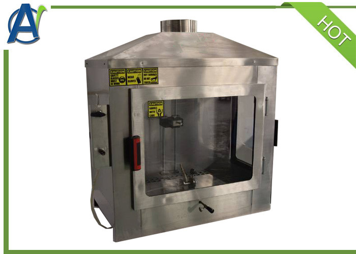 ISO 11925-2 Single Flame Source Tester with Stainless Steel Chamber