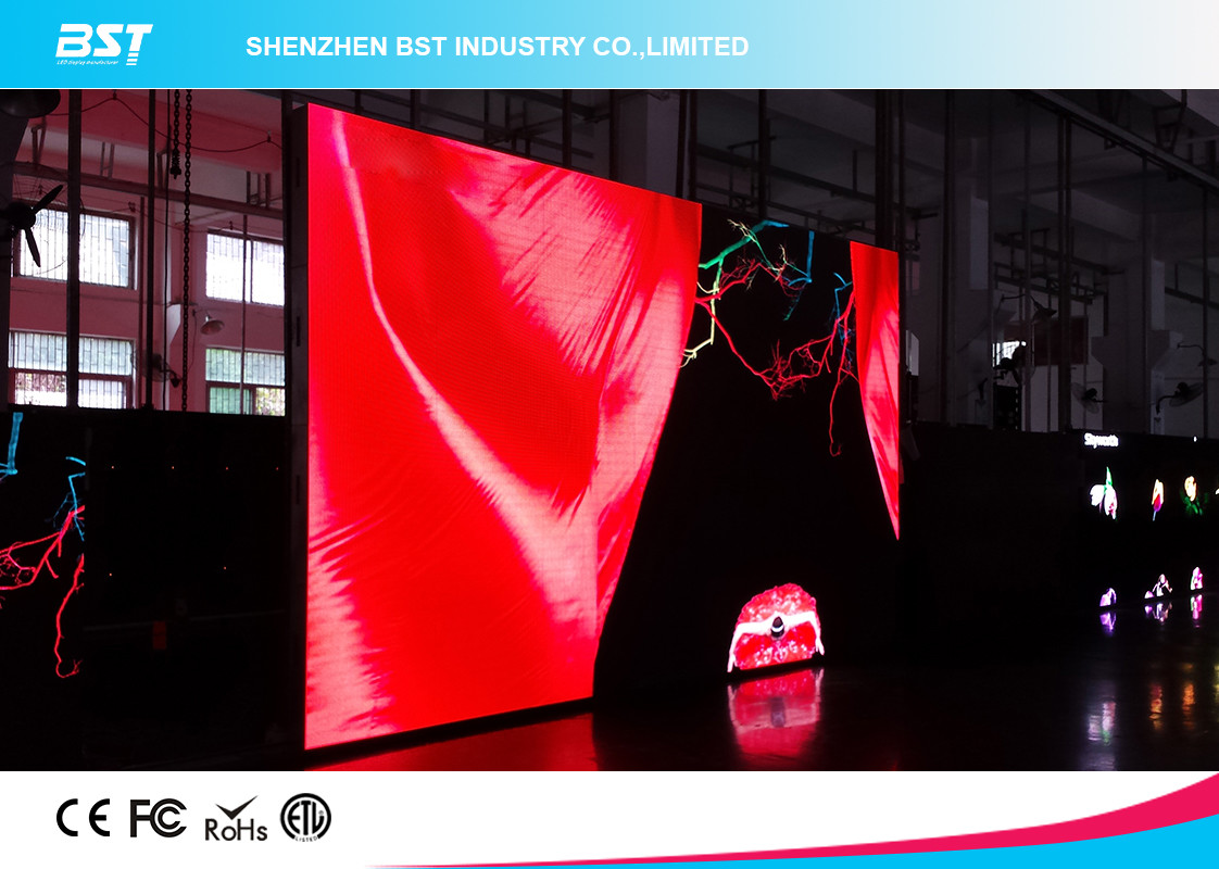 High Brightness P7.62 SMD3528 Indoor Advertising Led Display Screen For Auto Show