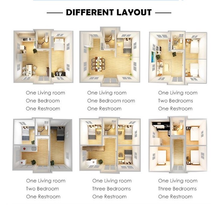 Steel Frame Foldable Living Expandable Container House