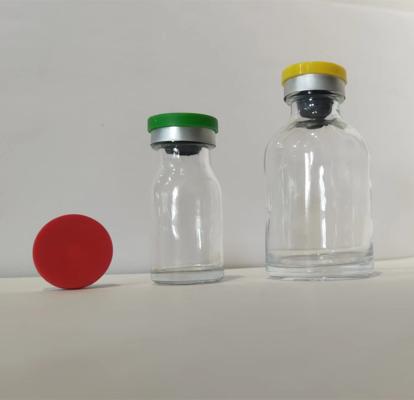 20ml Transparent Molded Glass Vial Hot Stamping Chemistry Reagent Bottle
