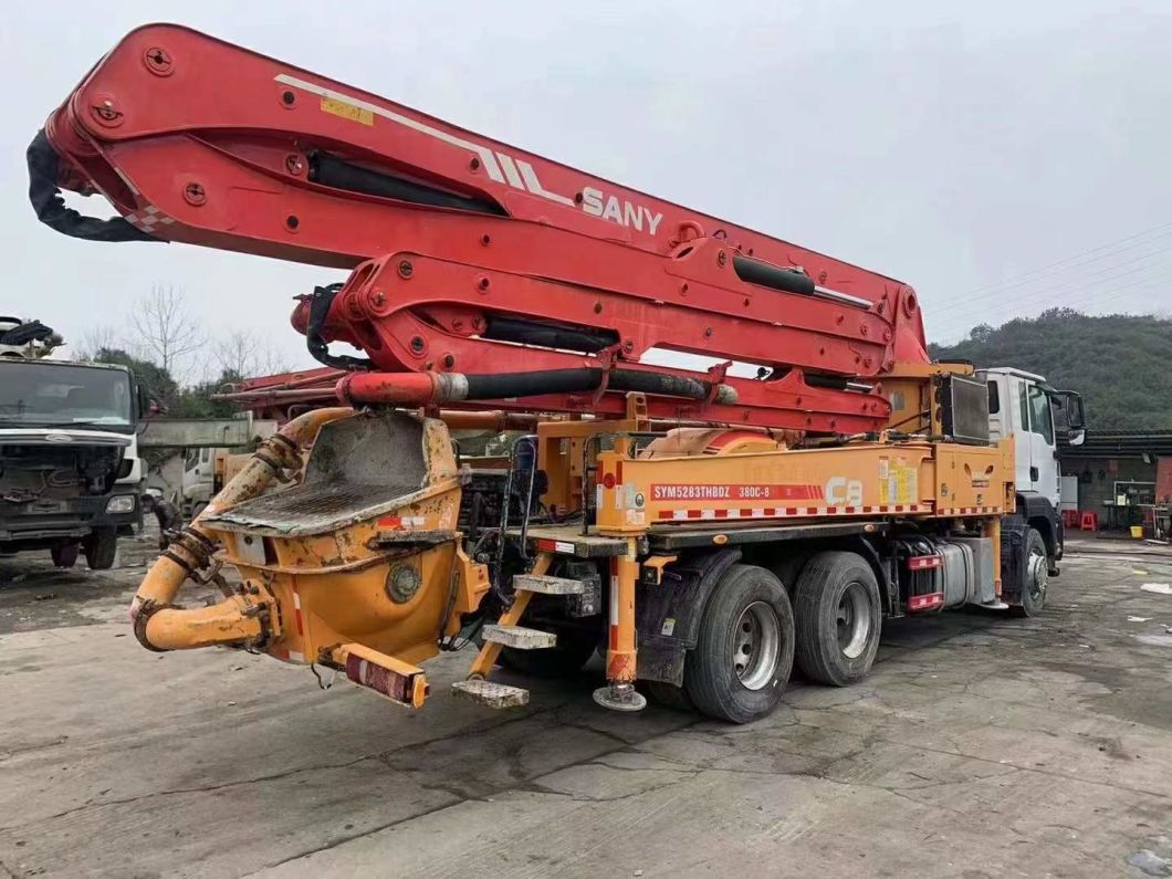 Used Sy Heavy Equipment for Concrete 38 Meter Boom Pump Truck