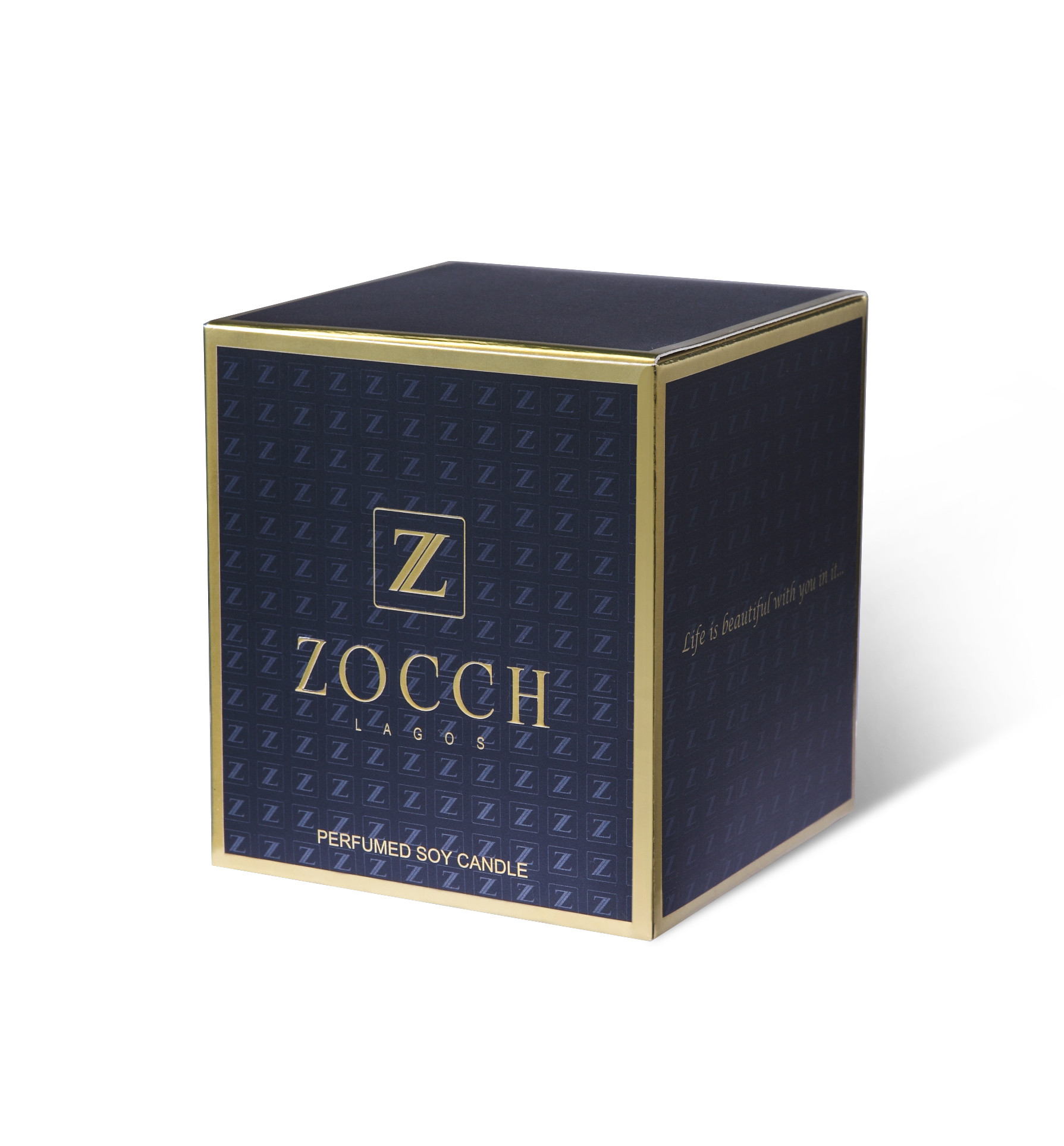 Custom Paper Gift Luxury Candle Packaging Boxs Cosmetic Package Box
