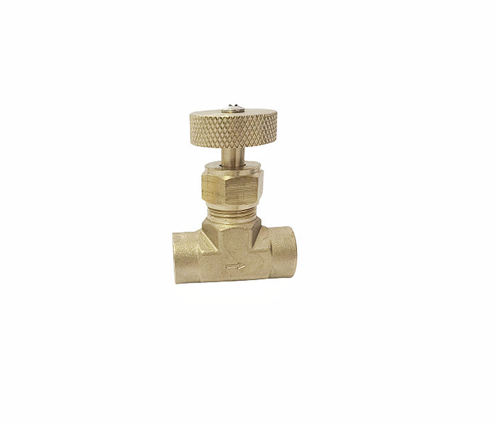 1/2" NPT Brass High Pressure Needle Valve Female And Female Forged