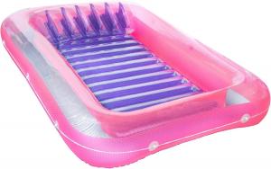 Buy cheap Inflatable Tanning Pool Lounger Float, Sun Tan Tub Sunbathing Raft Floatie Toys Water Filled Tanning Bed Mat product