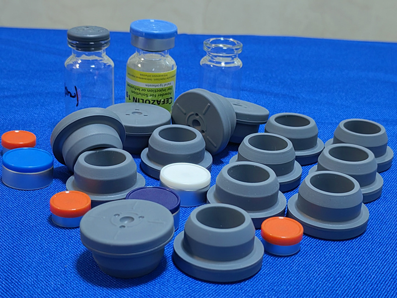 Wholesale Cheap 13mm 20mm 28mm 32mm Grey Red Blue Infusion Rubber Stopper for Medical Glass Infusion Bottles