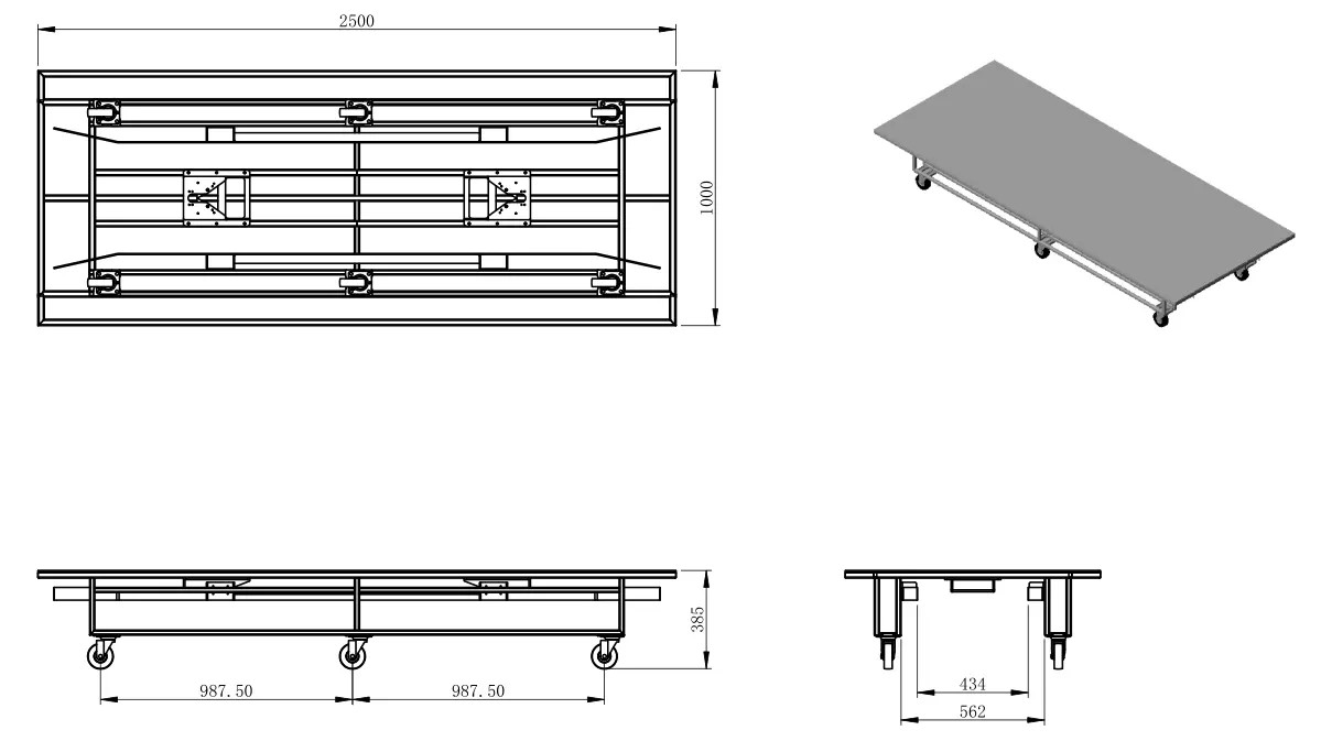 Lurking Type AGV Spare Parts Warehouse Shelf Racks With 6 wheels