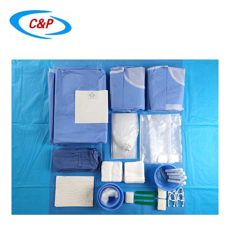 Hospital Surgical Pack Angiography Drape Kit Manufacturers for Medical Procedures