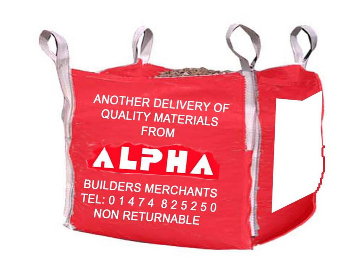 White Color Empty FIBC Container / PP Woven Jumbo Bags 35'' X 35'' X 47''
