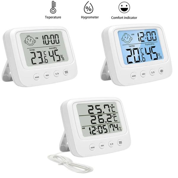 E0828S Lights Digital Thermometer Controller 10%RH-99%RH Humidity Measurement