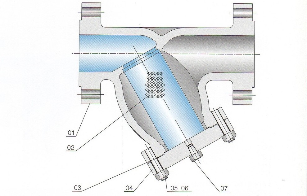 Y Strainer Drawing