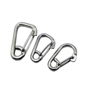 Buy cheap 9mm-29mm 304/316 Stainless Steel Flat Safety Buckle Spring Lifting Hook Quick Hanging Buckle OEM product