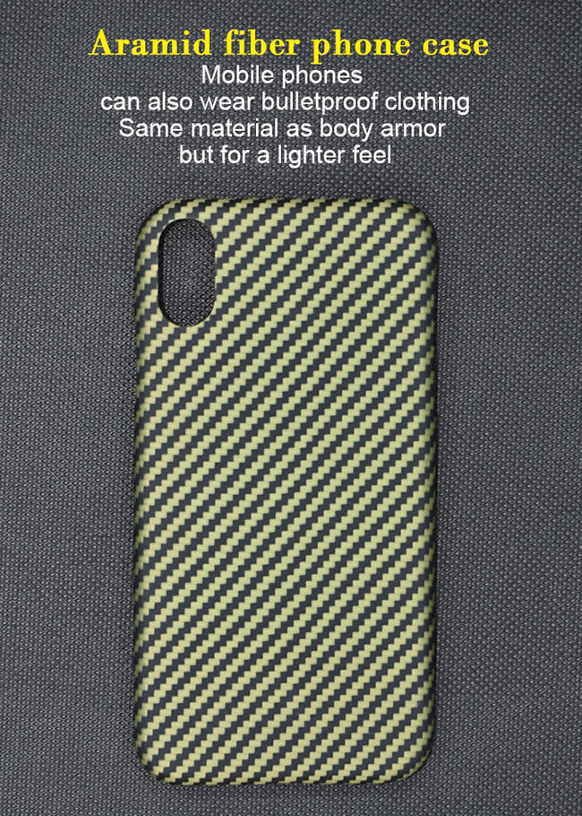 Shockproof Waterproof Carbon Aramid Fiber iPhone Case For iPhone X